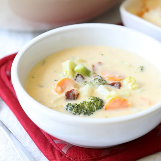 Three Cheese Beer Soup - Recipe photo by bellyfull