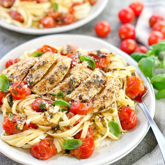 Cherry Tomato Chicken Pasta - Recipe photo by chef not required
