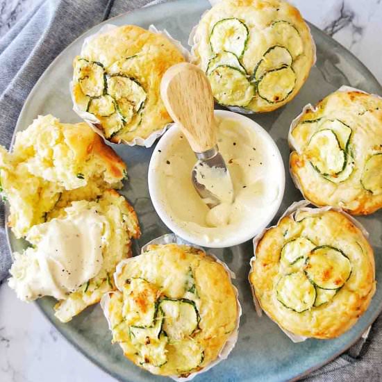 Zucchini Parmesan Muffins - Recipe photo by SweetCaramelSunday