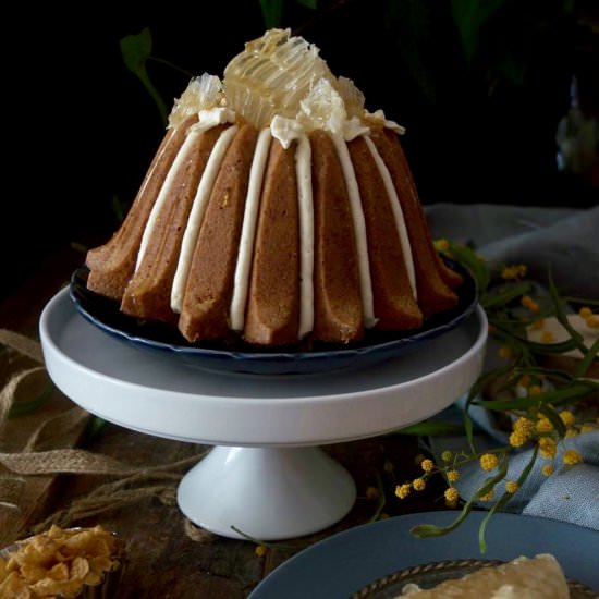 HONEYCOMB CEREAL BUNDT CAKE - Recipe photo by pattyscake