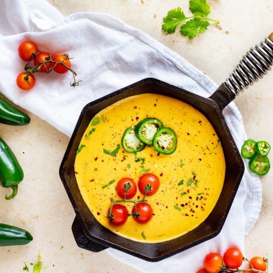 Keto Queso - Recipe photo by KickingCarbs