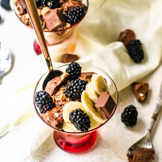 Nutella overnight oats - Recipe photo by ltully
