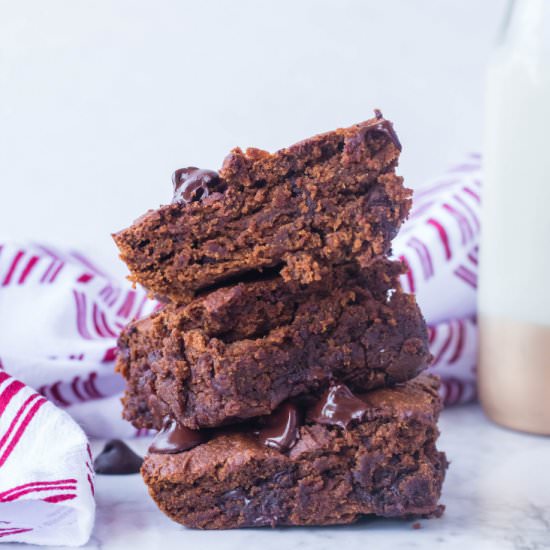 Keto Chocolate Pumpkin Brownies - Recipe photo by HugForYourBelly