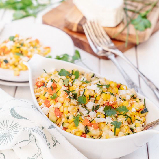 Easy Southwestern Summer Corn Salad - Recipe photo by JenElizabethsJournals