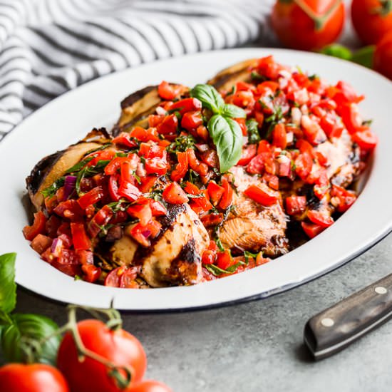 Bruschetta Chicken - Recipe photo by Get Inspired Everyday