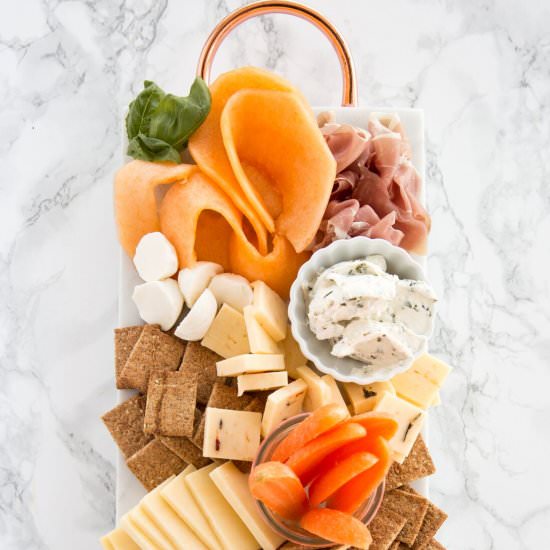 Summer Melon Cheese Plate - Recipe photo by Inspiralized