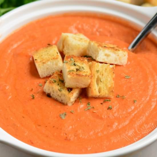 Tomato Bisque - Recipe photo by WillCookForSmiles