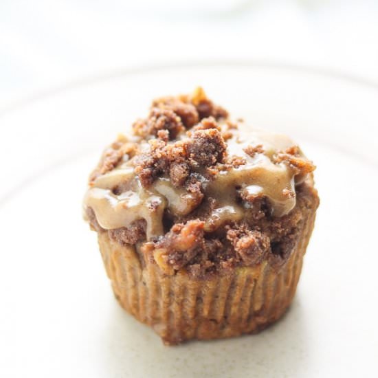 VEGAN BANANA CINNAMON MUFFINS - Recipe photo by VeganWithCurves