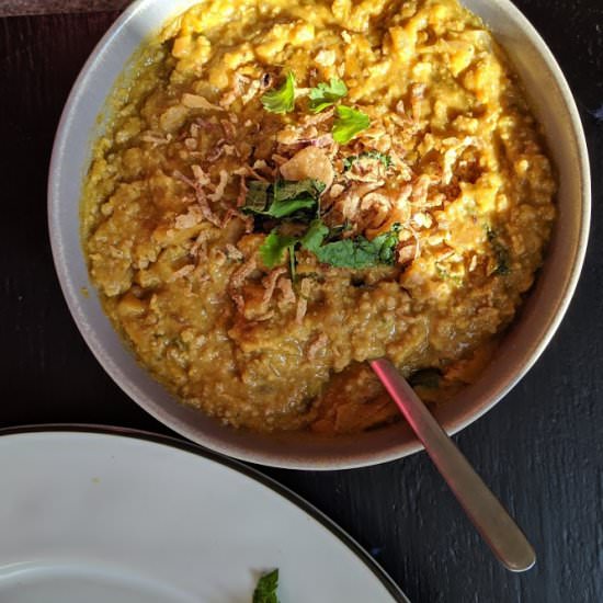 Keema Dal - Recipe photo by notacurry.com