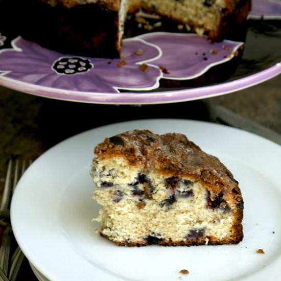 Blueberry Banana Coffee Cake - Recipe photo by cucinabella