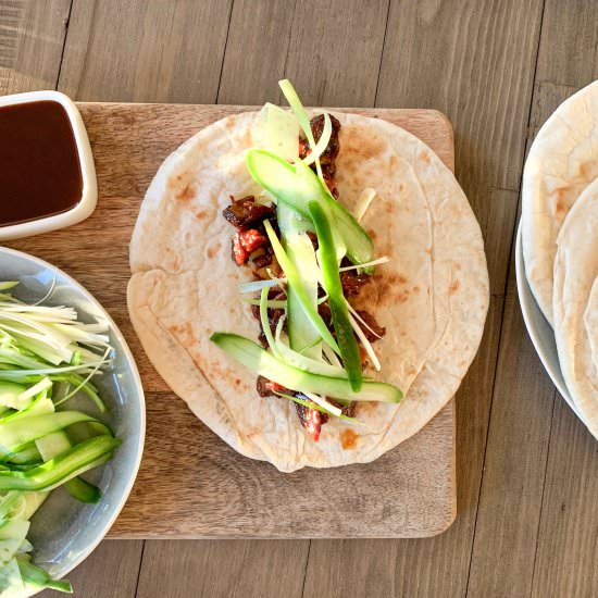 Crispy Lamb Wraps - Recipe photo by Mrs Jones Kitchen