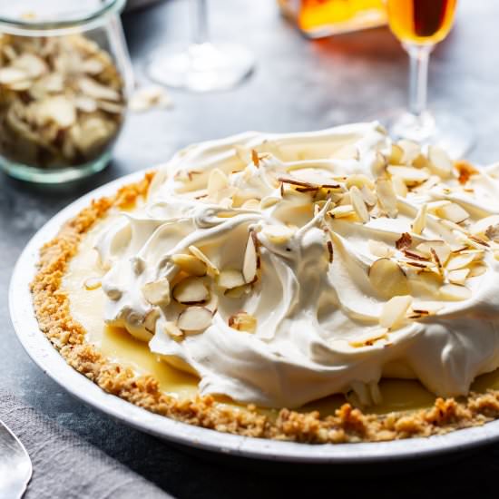 Amaretto Cream Pie - Recipe photo by Savingroomfordessert