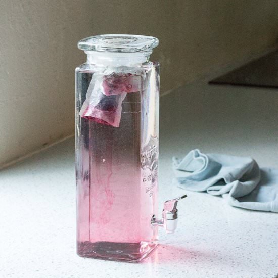 Cold Brew Hibiscus Tea - Recipe photo by LifesLittleSweets