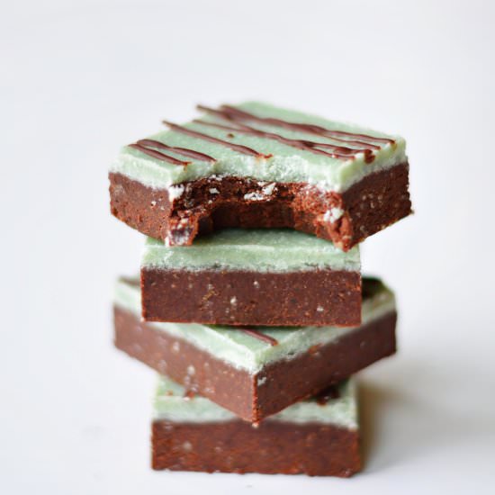 Peppermint CBD Brownies - Recipe photo by greensofthestoneage
