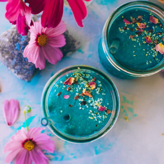 Blue Majik Moon Coconut Smoothie - Recipe photo by mytinylagunakitchen