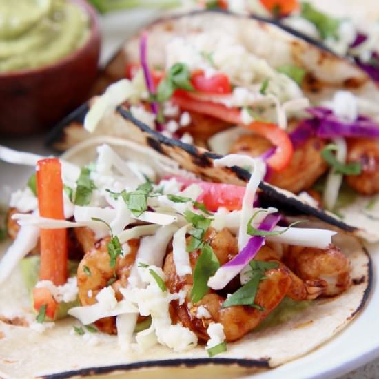 Grilled Shrimp Tacos - Recipe photo by Whitney Bond