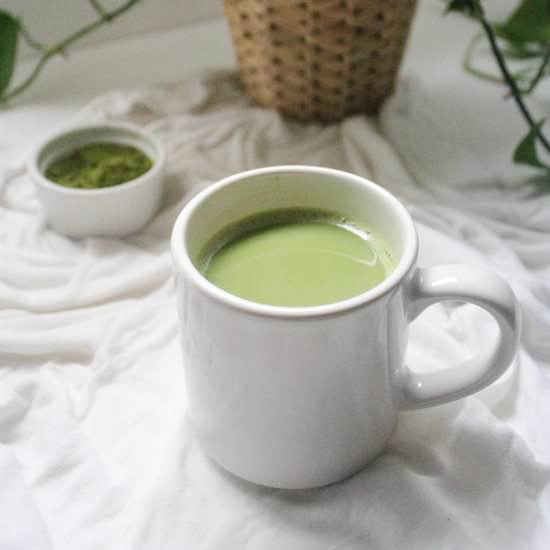 Oat Milk Matcha Latte - Recipe photo by thebakersalmanac