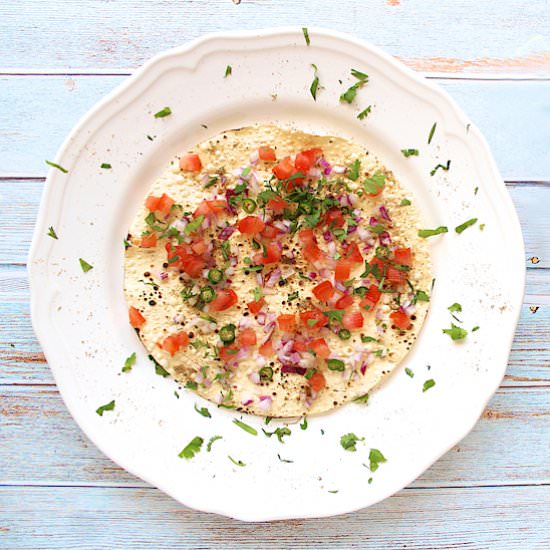 Masala Papad - Recipe photo by Eat More Art
