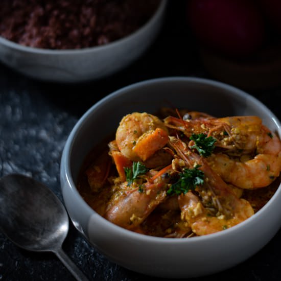 Salted Egg Shrimp Curry - Recipe photo by kusinaniteds