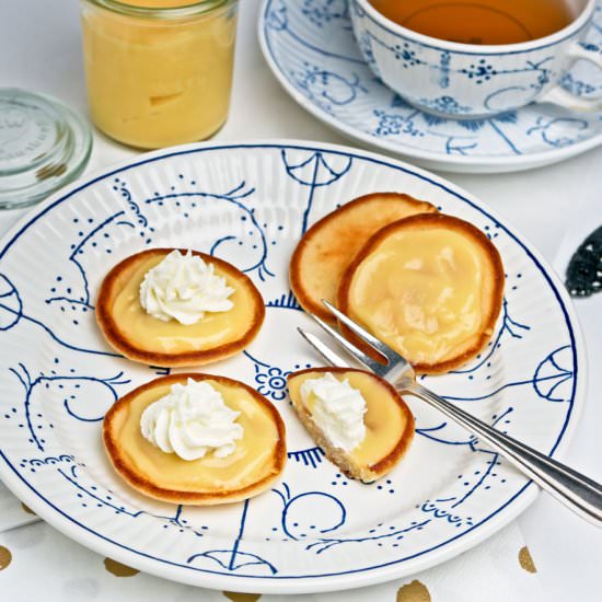 Pancakes with orange curd - Recipe photo by Culinaire bagage