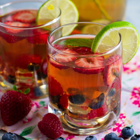 Fruit-Infused Herbal Tea - Recipe photo by a meal in mind