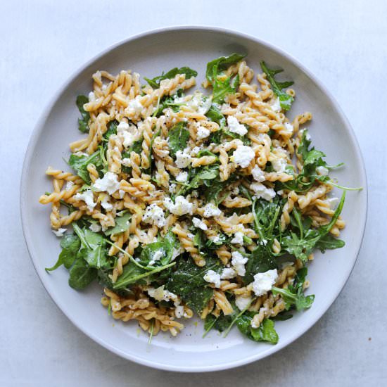 Five-Ingredient Chickpea Pasta - Recipe photo by Craving California