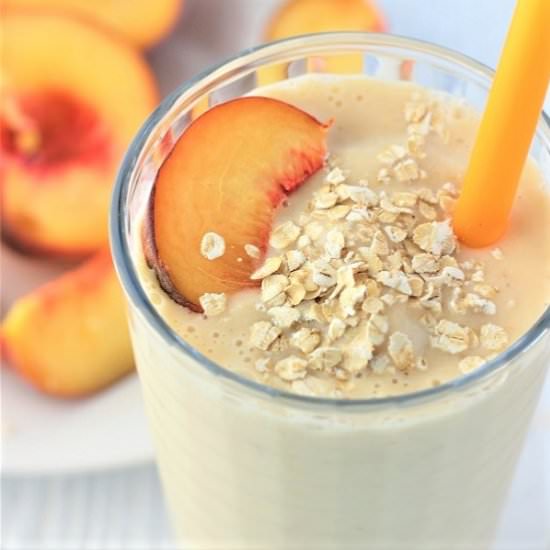 Peach and Oat Smoothie - Recipe photo by nowcookthis