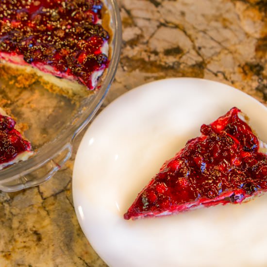 Berry (no-bake) Cheesecake - Recipe photo by HIldaskitchenblog