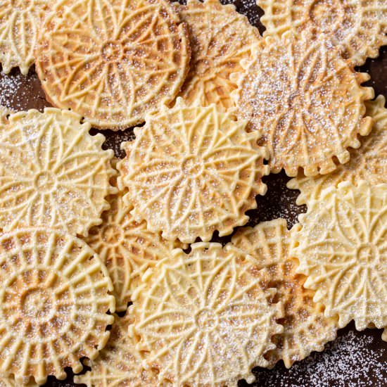 Classic Italian Pizzelles - Recipe photo by Savingroomfordessert