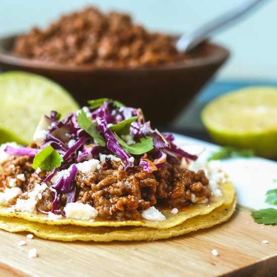 Adobo Beef Tostadas - Recipe photo by blackberrybabe