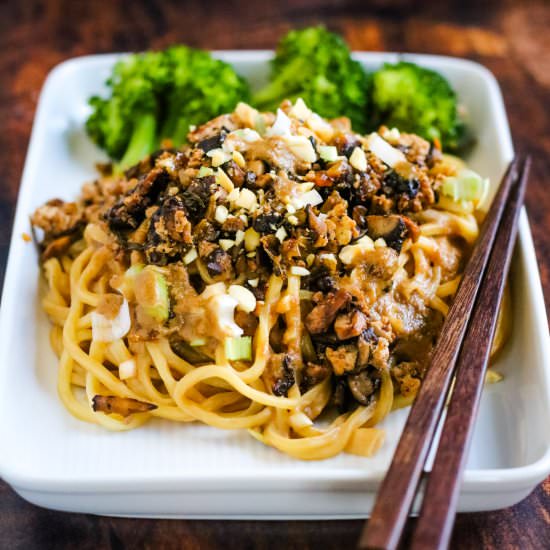 Vegetarian Dan Dan Noodles - Recipe photo by AllWaysDelicious