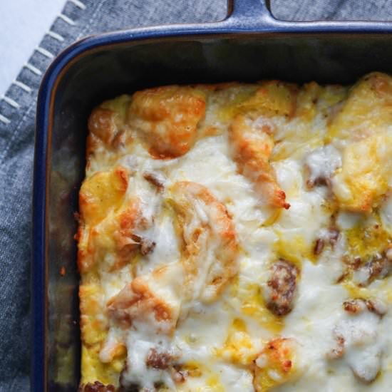 Italian Breakfast Casserole - Recipe photo by Nibbleanddine