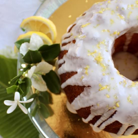 Boozy Lemon Cake- Dairy Free - Recipe photo by soulandstreusel