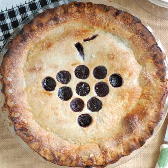 Concord Grape Pie - Recipe photo by eileen.baking-sense