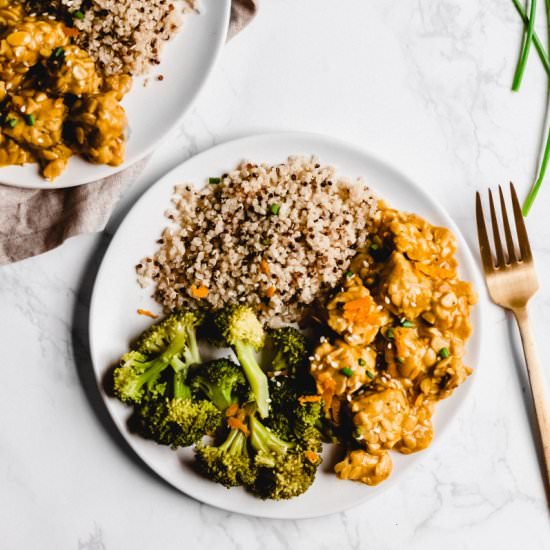 Vegan Orange Tempeh - Recipe photo by emilieeats