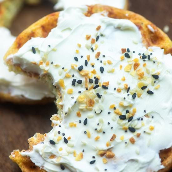 LOW CARB BAGEL {CHAFFLE BAGELS!} - Recipe photo by ThatLowCarbLife
