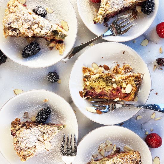 Brown Butter Blackberry Buckle - Recipe photo by Hummingbirdthyme