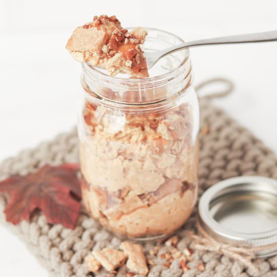 Pumpkin Pie Overnight Oats - Recipe photo by easymommeals