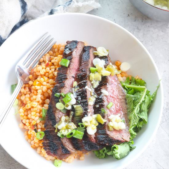 Grilled Flank Steak - Recipe photo by foodfidelity