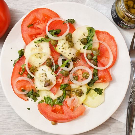 Quick Tomato Cucumber Salad - Recipe photo by ADkitchen