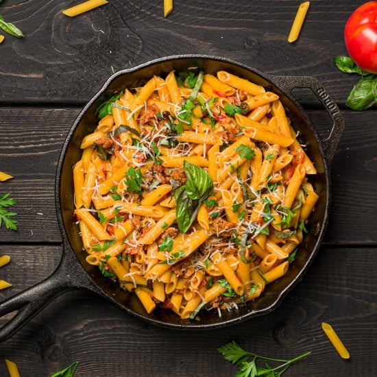 One Pot Pasta Recipe - Recipe photo by Charlene Chan