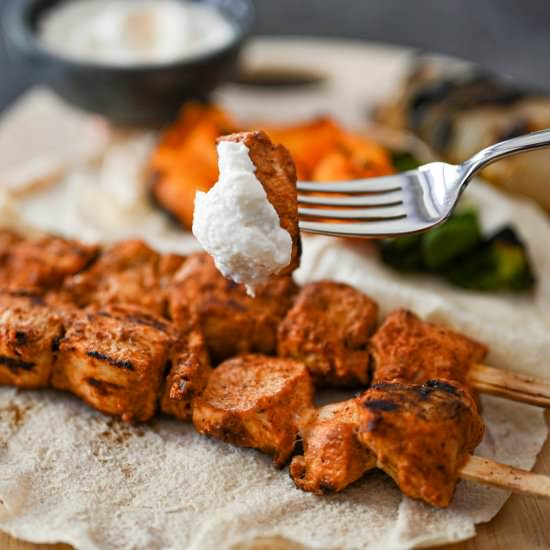 Shish Tawook (Taouk) - Recipe photo by SimplyLebanese
