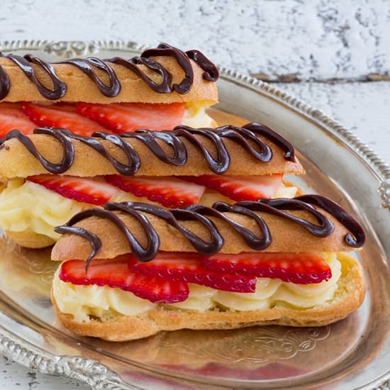 Dairy Free Eclairs - Recipe photo by lilcookieblog
