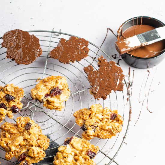 Nutty florentine biscuits - Recipe photo by lostinf00d