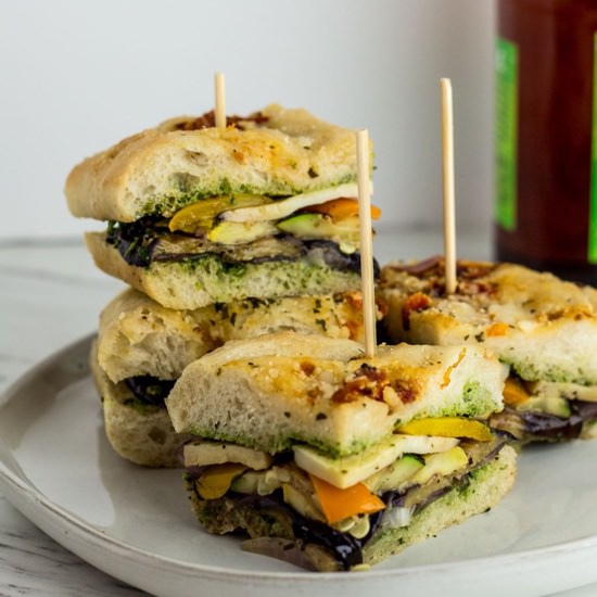 Indoor Grilled Veggie Sandwich - Recipe photo by George Ahmed