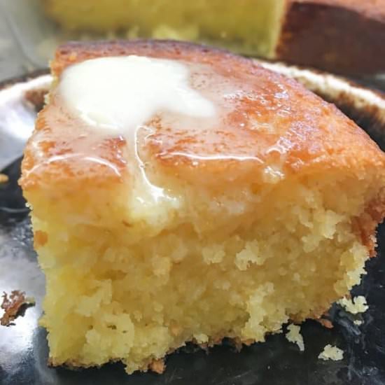 Moist Jiffy Cornbread - Recipe photo by Back To My Southern Roots