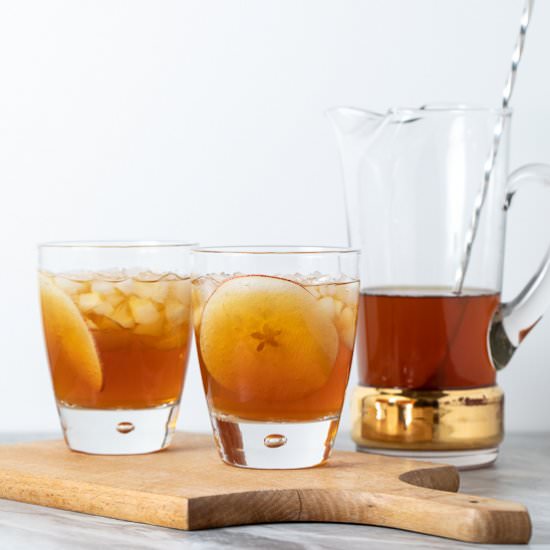 Apple Maple Dark & Stormy - Recipe photo by sidewalkshoes