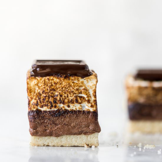 mocha almond marshmallow s'more - Recipe photo by withspice