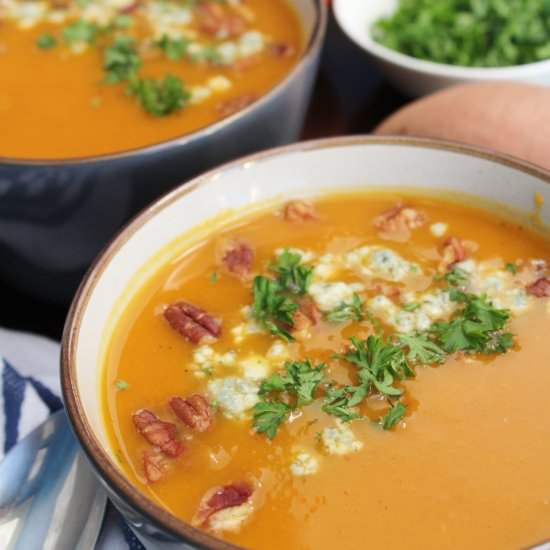 Smokey Sweet Potato & Apple Soup - Recipe photo by zestandsimmer