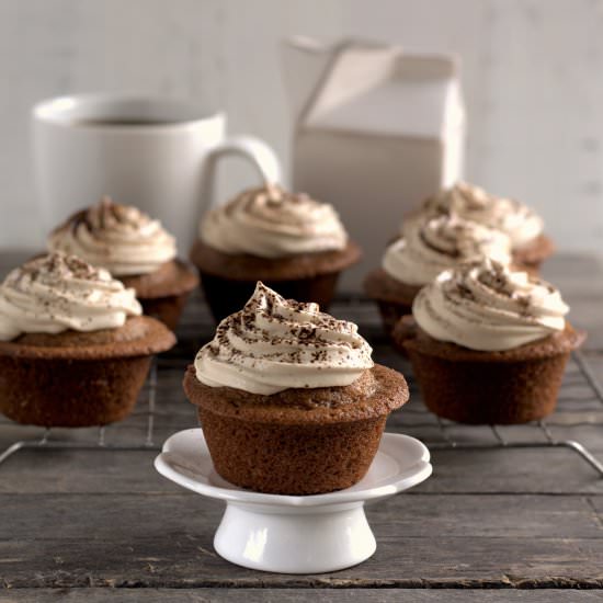 coffee and cream cupcakes - Recipe photo by davebakes